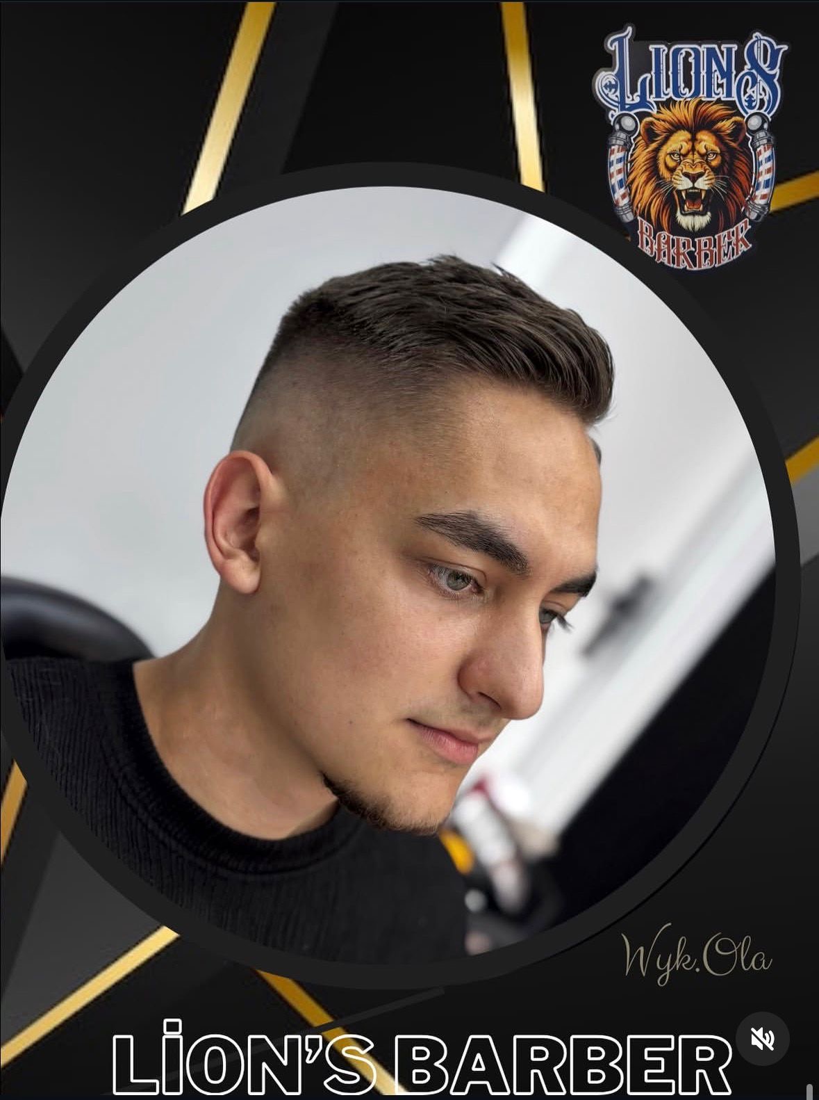 Fryzura premium Lion’s Barber 2